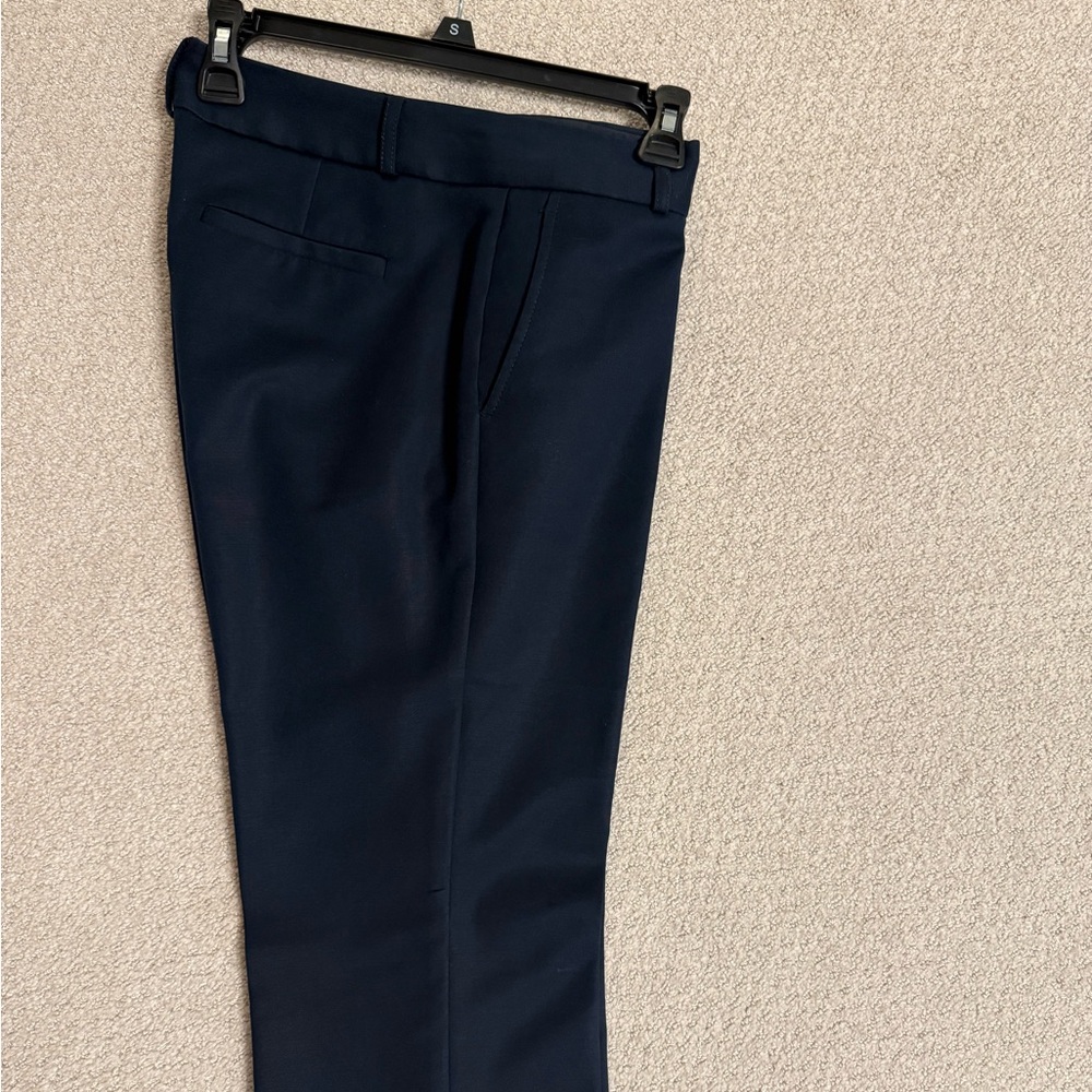 Slim Tailored Women’s Dress Pants in Navy